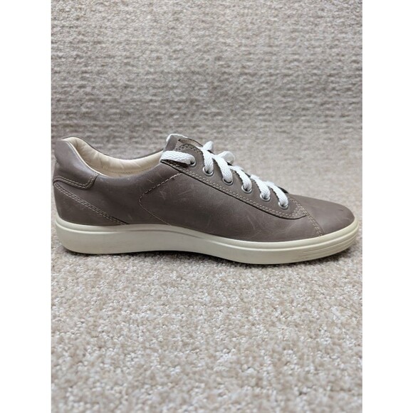Ecco Casual Sneakers Womens Size 10.5 Mocha Casual Low Top Shoes Lace Up - Picture 4 of 15